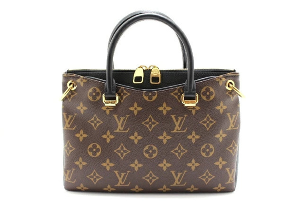 LOUIS VUITTON Pallas Handbag Monogram Noir Black